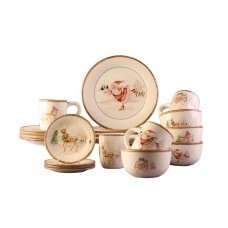 The Holiday Aisle Christmas Twig 20 Piece Dinnerware Set, Service for 4 HLDY7086